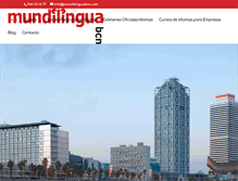 Tablet Screenshot of mundilinguabcn.com